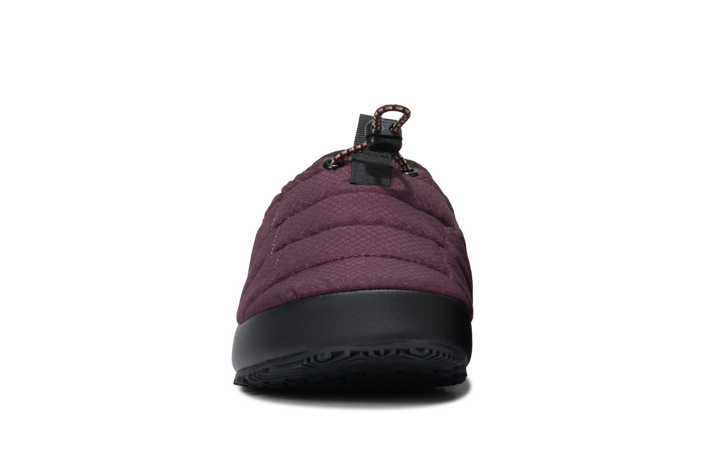 Xero Shoes Canada, specifically men’s barefoot shoes Canada. These minimalist shoes have flexible soles, wide toe boxes, and zero drop. Front view of Xero Women's Pagosa Fireside in Fig. Insulated fireside slipper.