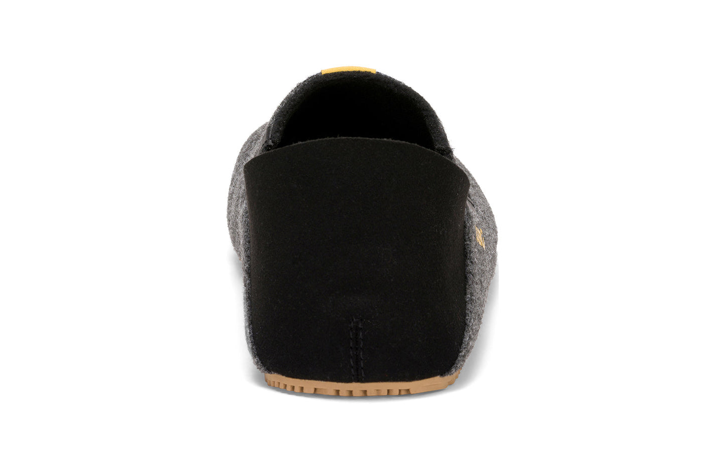 Xero Shoes Canada, specifically women’s barefoot shoes Canada. These minimalist shoes have flexible soles, wide toe boxes, and zero drop. Back view of Xero Women's Pagosa in Black. Lightweight slipper.