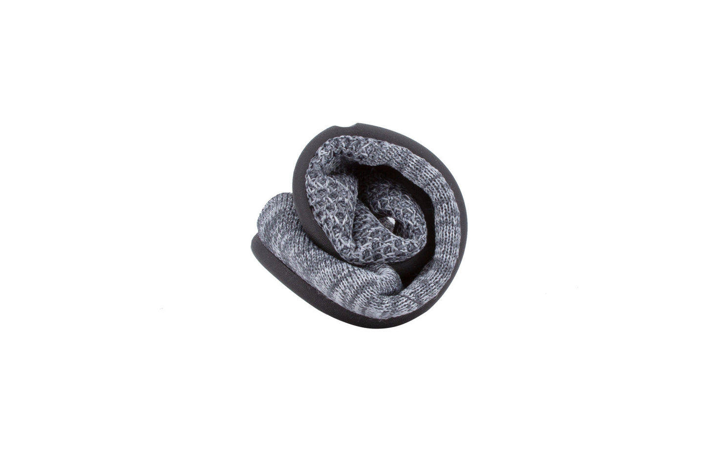 Xero Shoes Canada, specifically women’s barefoot shoes Canada. These minimalist shoes have flexible soles, wide toe boxes, and zero drop. Rolled up view of Xero Women's Phoenix Knit in Gray. Women's casual flat.