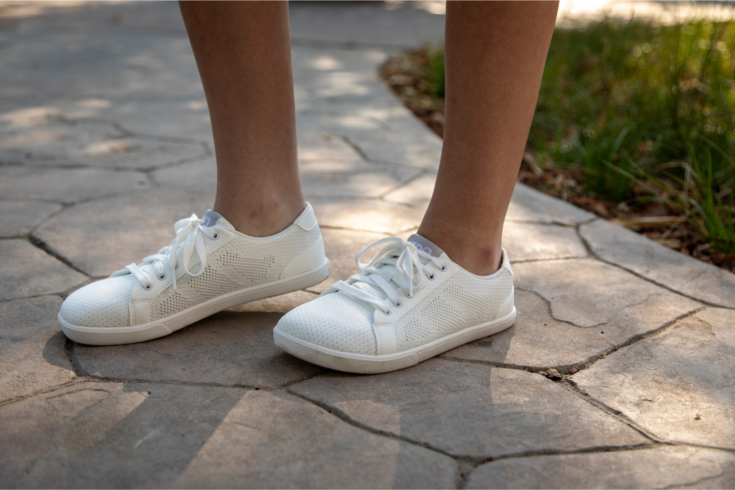 Xero shoes Canada woman wearing shoes on sidewalk