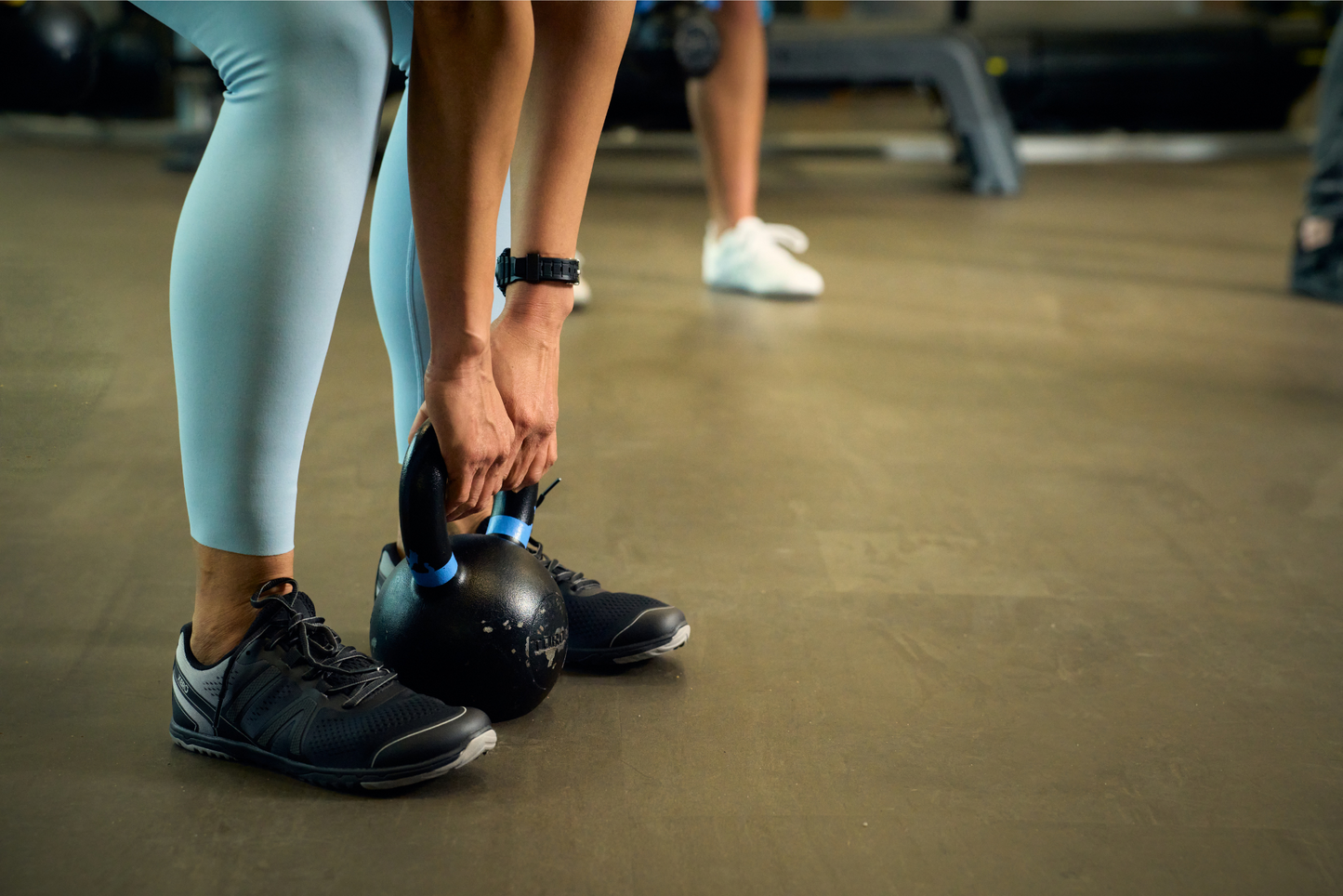 Xero Shoes Canada, specifically barefoot running shoes Canada. Woman wearing HFS II while working out