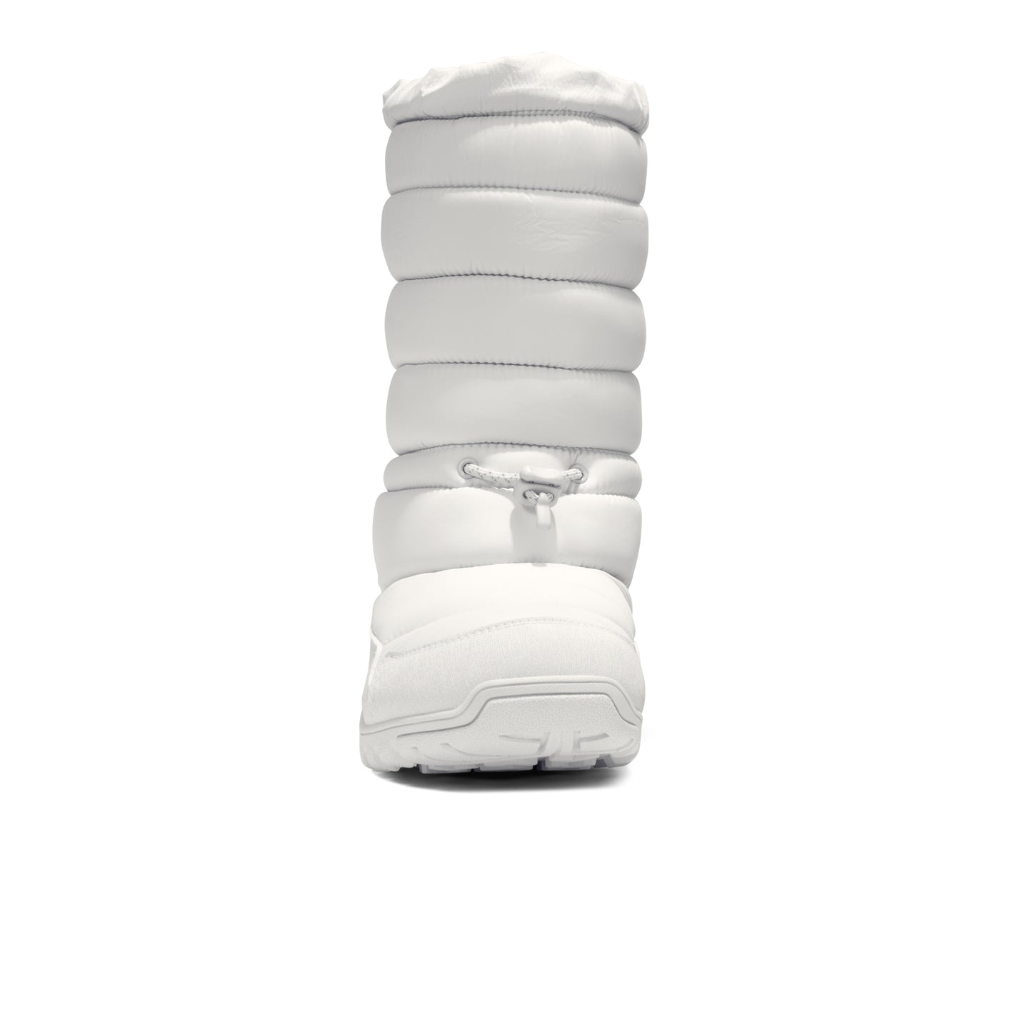 White winter boot on a white background.  Tru Stride Co brings Xero shoes to Canada