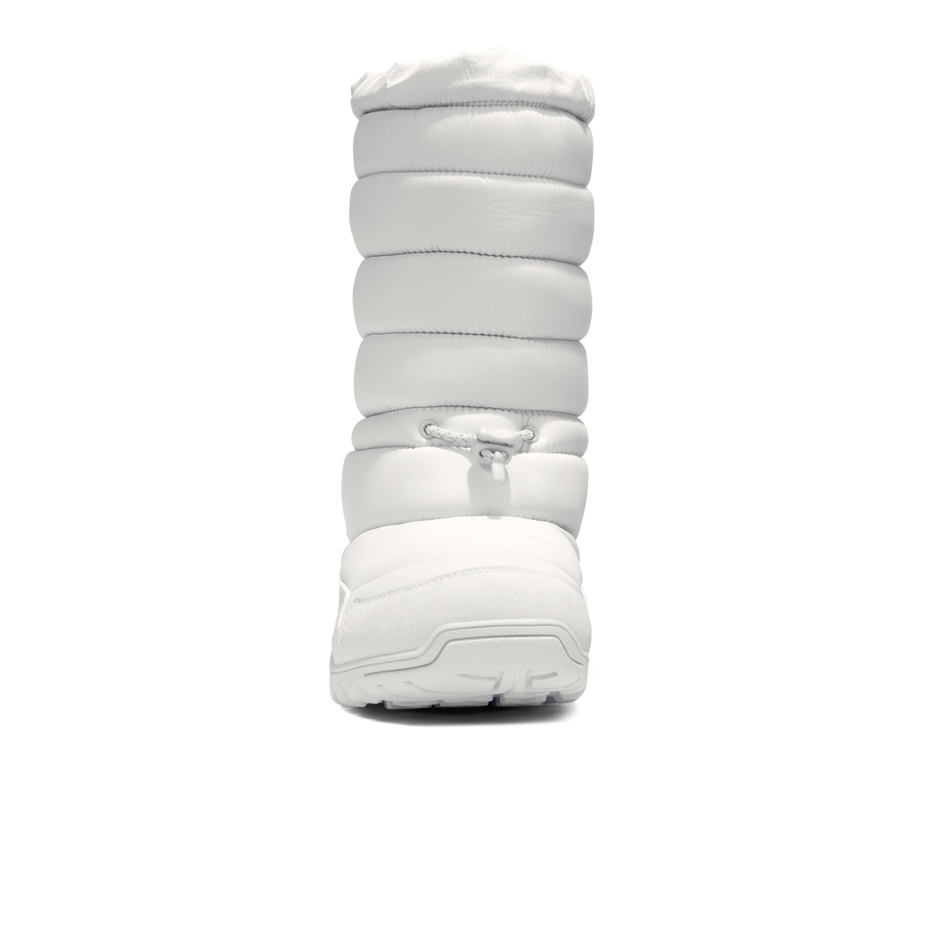 White winter boot on a white background.  Tru Stride Co brings Xero shoes to Canada