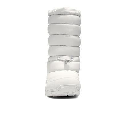 White winter boot on a white background.  Tru Stride Co brings Xero shoes to Canada