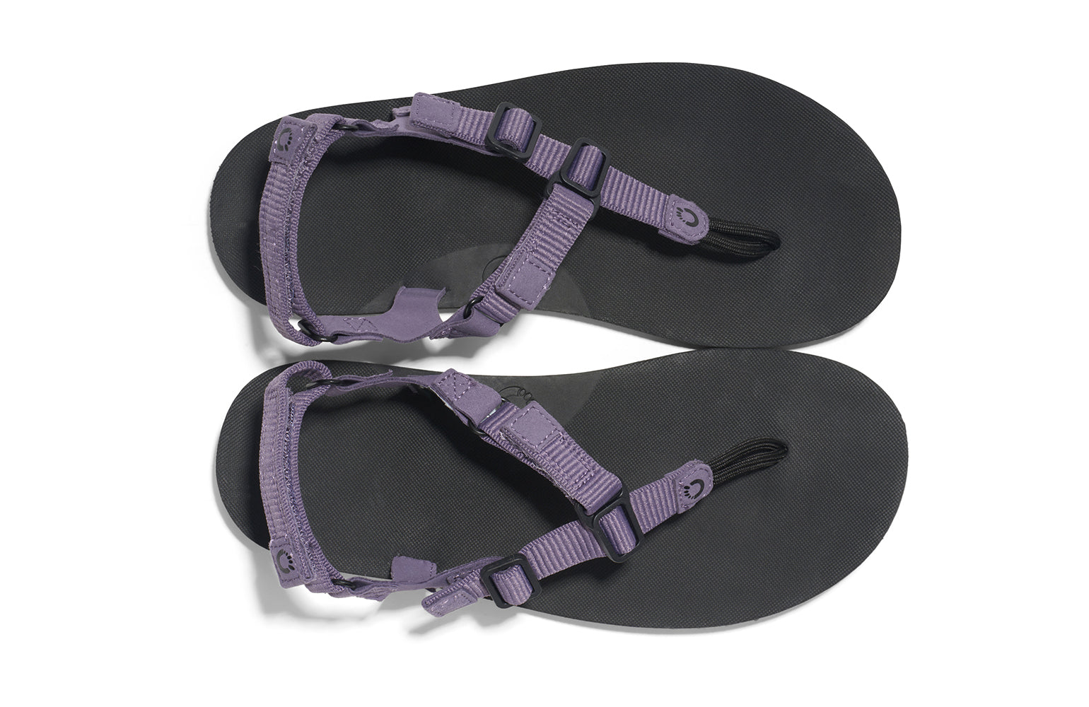 Xero Shoes Canada, specifically women’s barefoot shoes Canada. These minimalist shoes have flexible soles, wide toe boxes, and zero drop. Top view of Women's H-Trail in Sage Purple. A huarache-style hiking sandal.