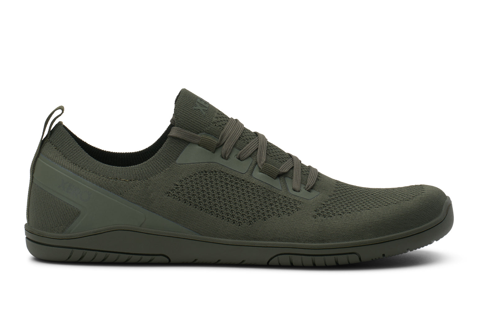 Green athletic shoe on a white background.  Tru Stride Co brings Xero Shoes to Canada