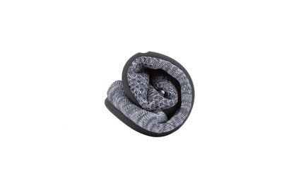 Xero Shoes Canada, specifically women’s barefoot shoes Canada. These minimalist shoes have flexible soles, wide toe boxes, and zero drop. Rolled up view of Xero Women's Phoenix Knit in Gray. Women's casual flat. 