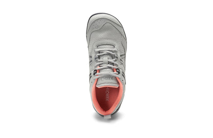 Xero Shoes Canada, specifically women’s barefoot shoes Canada. These minimalist shoes have flexible soles, wide toe boxes, and zero drop. Top view of Xero Women's Prio in Lunar Rock. A running and fitness shoe. 